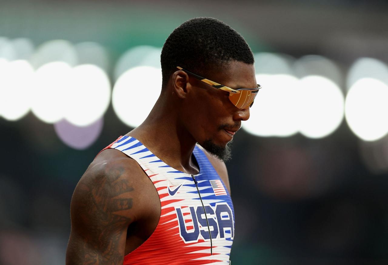 Video shows arrest of Olympic sprint medalist Fred Kerley after